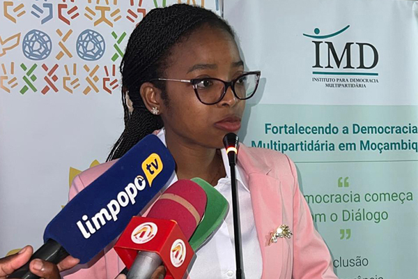 Fidália Maculuve fortalecimento das associações comunitárias