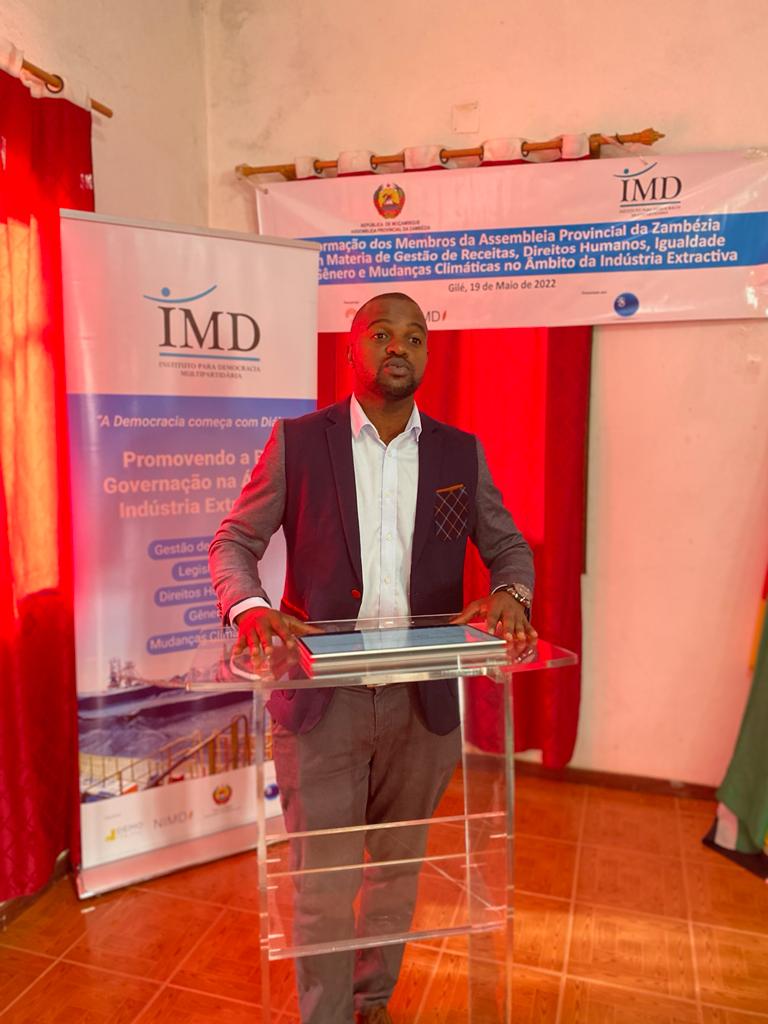 IMD capacita membros da Assembleia Provincial da Zambézia - OsmanCossing