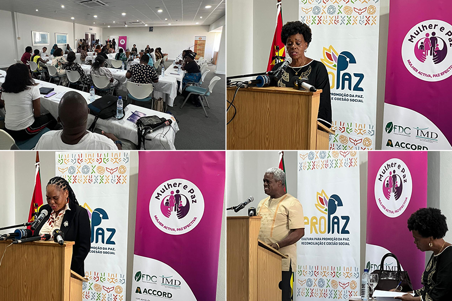 Mulheres de Inhambane aprimoram habilidades sobre Paz e Reconciliação Nacional