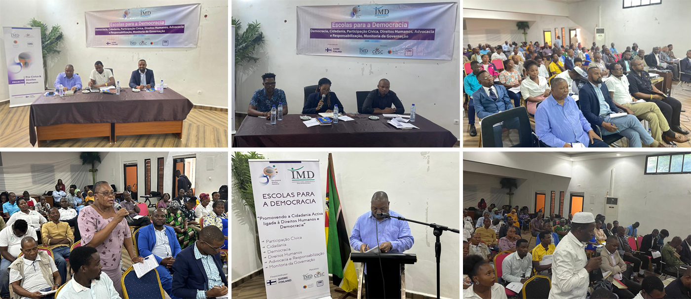 Reflexão sobre espaço cívico junta actores em Quelimane cvr