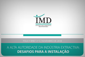 imd propoe alta autoridade da industria extractiva